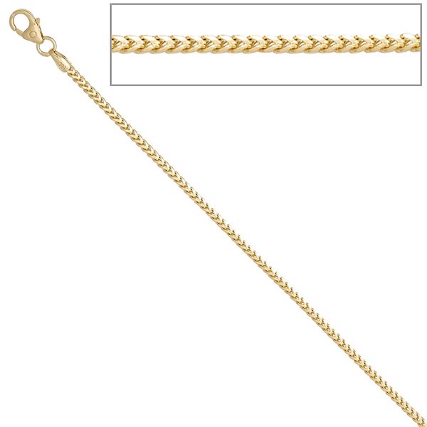 Bingo 8 kt Gold Armbänder und Halsketten in zwei Breiten