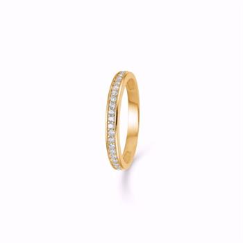 Guld & Sølv Design 6372/08 Ring aus 8 Karat Gold mit Zirkonia