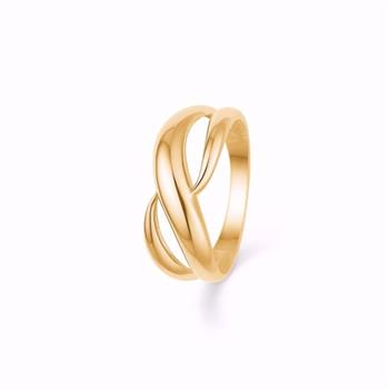 Siersbøl Goldring 8 kt in geflochtenem Design