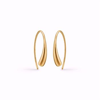 Exklusiven Ohrringe von Guld & Sølv Design sind aus 8-karätigem Gold