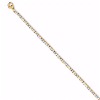 Sevilla SILVIA SMALL goldplattiertes Tennisarmband