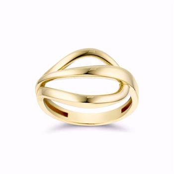 Guld & Sølv Design Goldring 8 kt in 8-karätigem Gold