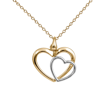 In My Heart 8 karat vedhæng med forgyldt, von Aagaard