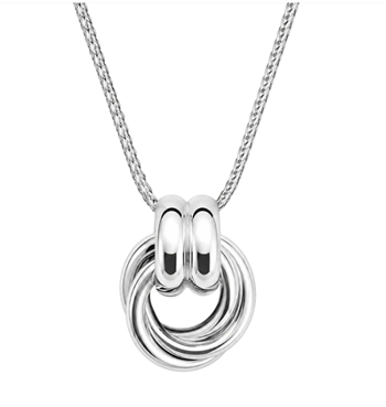 Aagaard Twist Halskette aus Silber 45 cm