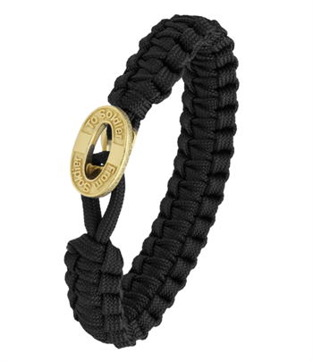Schwartz From Soldier to Soldier Armband mit Soldier, vergoldetem Stahlverschluss – Aagaard