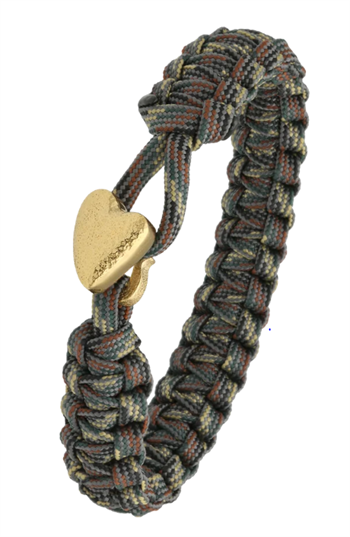 Tarnung From Soldier to Soldier Armband mit Soldier, vergoldetem Stahlverschluss – Aagaard