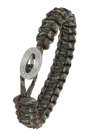 Camouflage From Soldier to Soldier Armband mit Soldier, Stahlverschluss – Aagaard