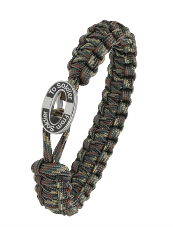 Camouflage From Soldier to Soldier Armband mit Soldier, Stahlverschluss – Aagaard