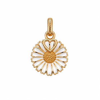 Christina Jewelry & Watches Marguerite Anhänger vergoldet mit Blüte aus Emaille