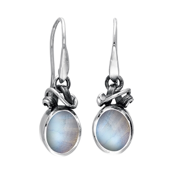 Rabinovich Mitternachtsmond 925 Sterlingsilber Ohrringe oxidiert, Modell 40816430