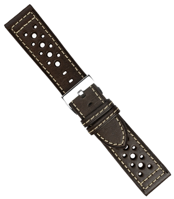 Brown Calfskind watchstrap - 18 mm