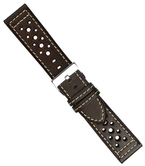 Brown Calfskind watchstrap - 22 mm