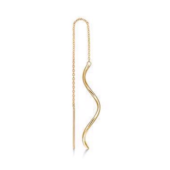 Støvring Design Ohrringe aus 8 kt Gold, Spiralen mit glänzender Oberfläche, Modell 63166951