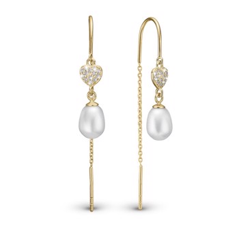 Christina Jewelry Precious Heart Earrings, model 670-G64