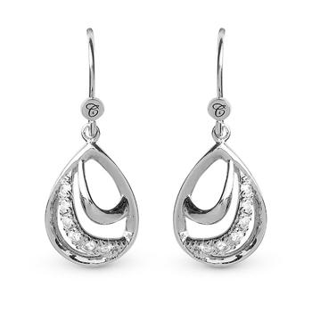 Christina Collect 925 Sterling Silber Organic moves Beautiful Ohrringe, auch in vergoldet erhältlich, Modell 670-S08