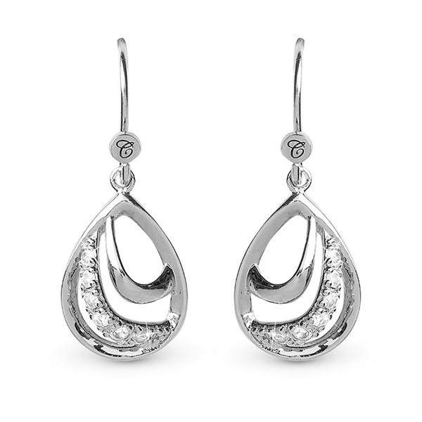 Christina Collect 925 Sterling Silber Organic moves Beautiful Ohrringe, auch in vergoldet erhältlich, Modell 670-S08
