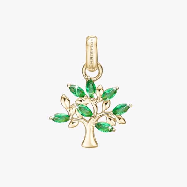 Christina Jewelry Family Tree of Green Life Anhänger, model 680-G119