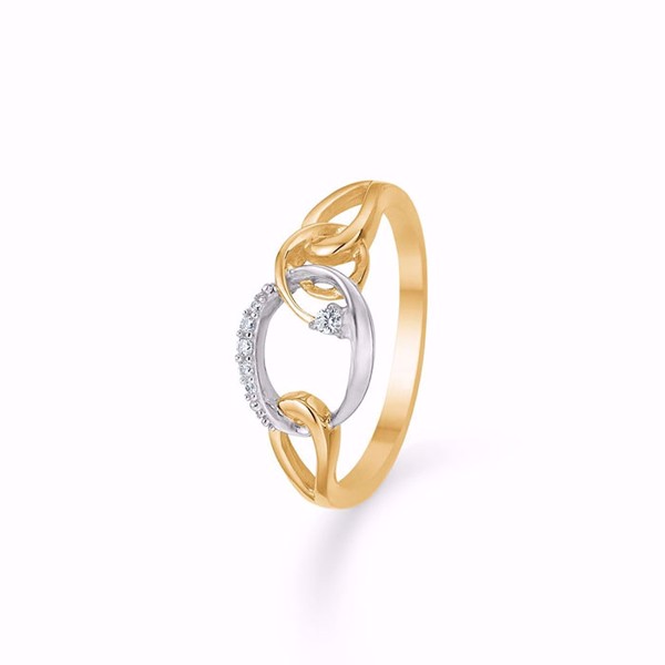 Smuk ring med zirkonia i 8 kt. Guld fra Guld & Sølv Design