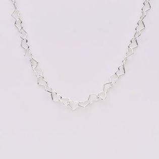 GSD Herzen 925 Sterling Silber Fußkettchen glänzend, Modell GSD-8855