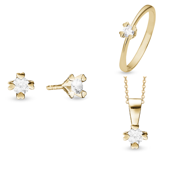 by Aagaard set , mit insgesamt 0,80 ct Wesselton VS