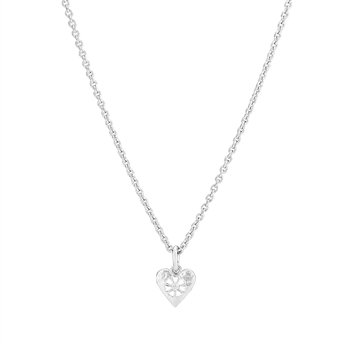 Lund Copenhagen Marguerit Herz Collier aus Sterling Silber