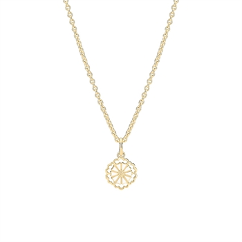 Lund Copenhagen Marguerit Collier vergoldet 7,5 mm Silhouette