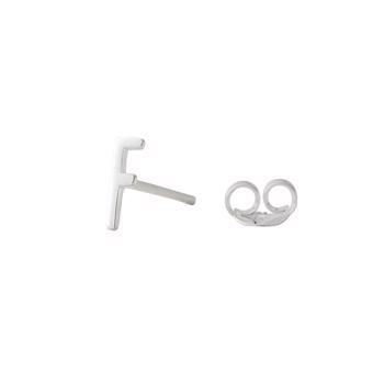 Arne Jacobsen Buchstaben-Ohrring (A-Z) aus Silber, 7,5 mm - Verkauft pro Stück.