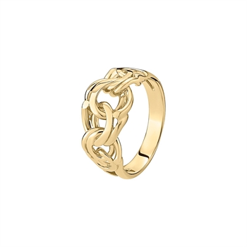 Lund Copenhagen Bismark Ring vergoldetes Sterling Silber