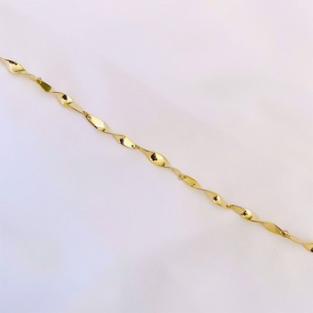 Guld & Sølv design Armband, model 9249/08