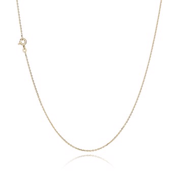 Anker Facette 8 kt Gold Halskette