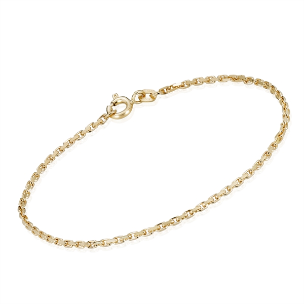 Anker Facette 14 kt Goldarmband