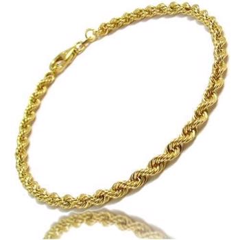 Cordel - 14 kt massivem Gold - Armbänder und Halsketten - 2 Breiten und 10 Längen