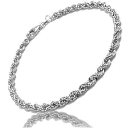 Cordel - 925 Sterling Silber - Erhältlich in verschiedenen Breiten und Längen