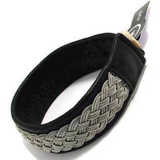 BeChristensen LISA Handgeflochtenes Sami-Armband in Schwarz