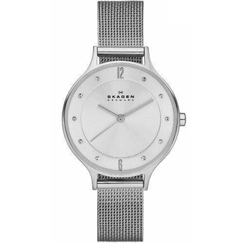 Skagen Anita blank stål quartz Dame ur, model SKW2149