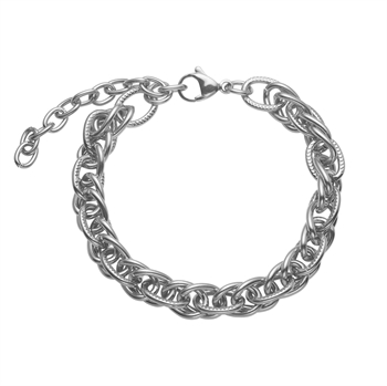 Armbånd i stål Chunky, von Blicher Fuglsang