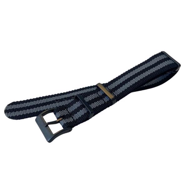 Black Canvas watchstrap - 22 mm