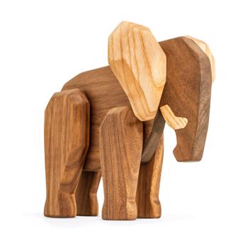 Fablewood Daddy Elephant - Gigantisch. Lustig. Kraftvoll - Holzfigur mit Magneten