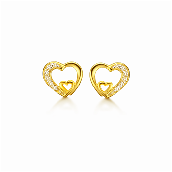 Sølvforgyldt ørestikker, von Støvring Design