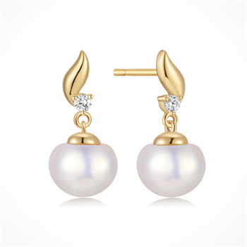 Sølvforgyldt ørestikker, von Støvring Design