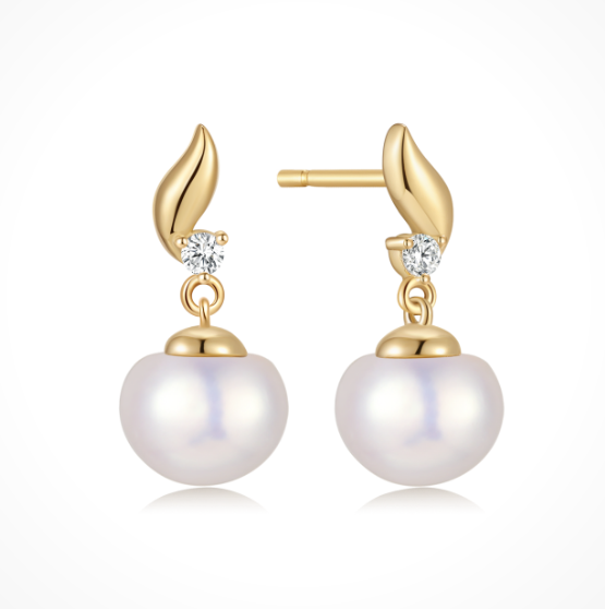 Sølvforgyldt ørestikker, von Støvring Design