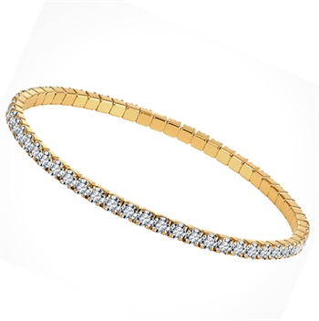 Stål forgyldt armbånd, von Støvring Design