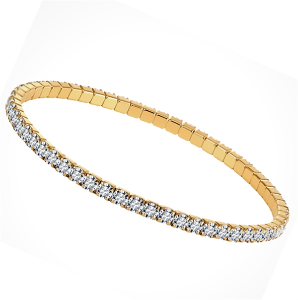 Stål forgyldt armbånd, von Støvring Design