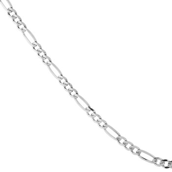 Figaro Armbänder & Halsketten - massiv 925 Sterling Silber - Erhältlich in verschiedenen Breiten und Längen