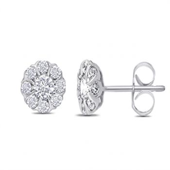 Houmann Ohrring , mit insgesamt 0,26 ct GH/VS-SI