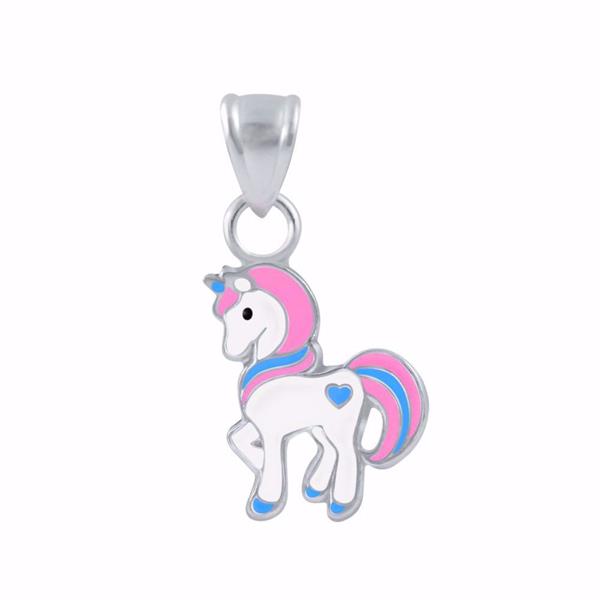 Nordahl Andersen Noa Kids Einhorn-Anhänger aus Silber mit Kette 38 cm