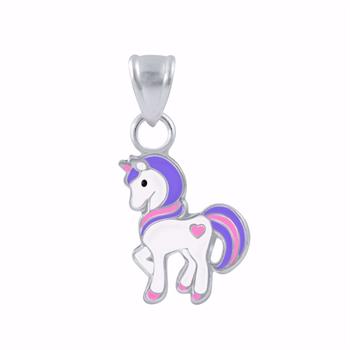 Nordahl Andersen Noa Kids Einhorn Halskette aus Silber mit 38 cm Kette