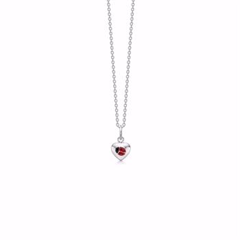 Noa Kids Jewellery Marienkäfer-Anhänger aus Silber mit Kette