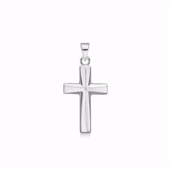Siersbøl Kreuzanhänger aus Silber 30 mm