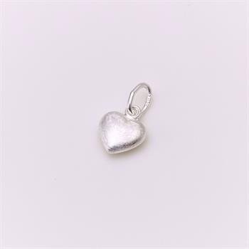 Siersbøl Herzanhänger aus Silber 13 mm matt